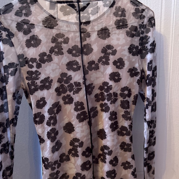 Ted Baker Semi-Sheer Printed Top - Picture 4 of 4